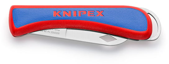 NÓŻ MONTERSKI SKŁADANY ZE STALI NIERDZEWNEJ (16 20 50 SB) KNIPEX(16 20 50 SB) KNIPEX Knipex