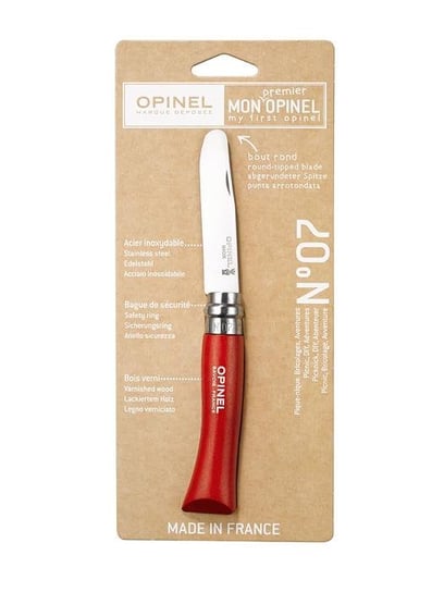 Nóż My First Opinel No 07 Red Opinel