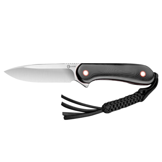 Nóż O Stałej Klindze Civivi Elementum C2104A Black / Red Civivi Knife by WE Knife