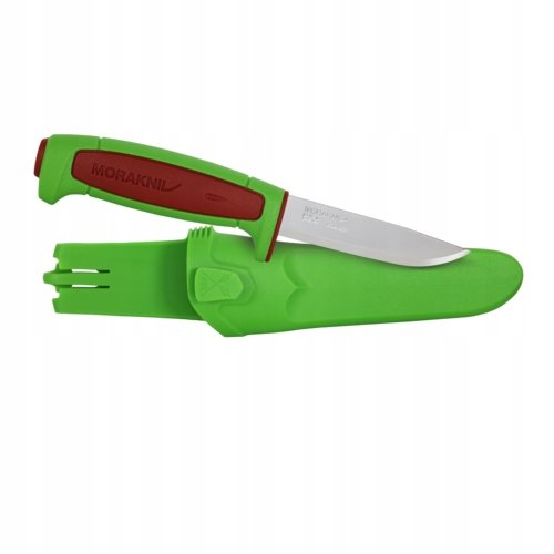 NÓŻ OUTDOOROWY BASIC 546 MORAKNIV STEEL 2024 IVY GREEN /DALA RED + POCHWA Helikon-Tex