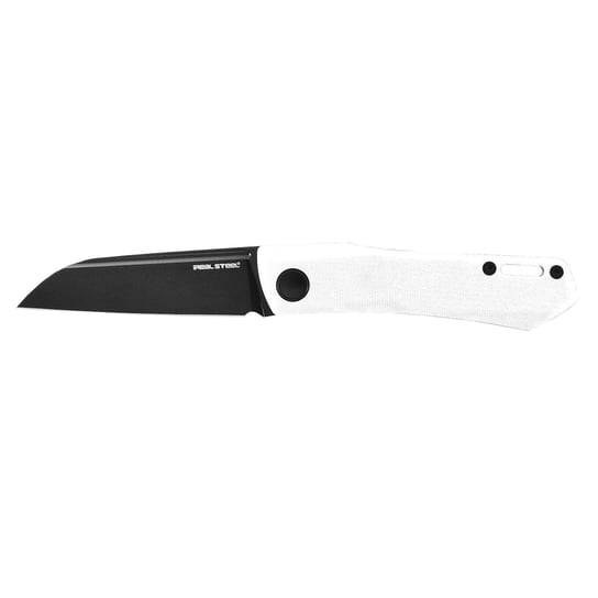 Nóż Real Steel RSK Solis Lite biało-czarny, składany Inna producent