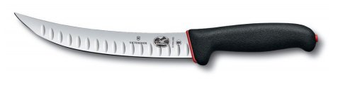 Nóż rzeźniczy Fibrox Dual Grip, ostrze ryflowane, zakrzywione, zwężane, 20 cm 5.7223.20D Victorinox Victorinox