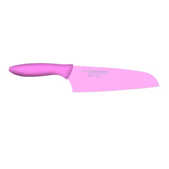 Nóż Santoku KAI Pure Komachi 2, różowy, 15 cm KAI