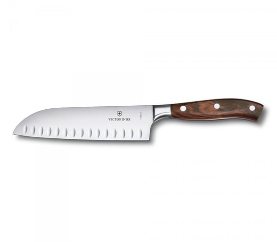 Nóż Santoku, ryflowane ostrze, 17 cm 7.7320.17G Grand Maître Rosewood Collection Victorinox Victorinox
