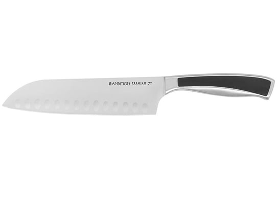 Nóż Santoku z przetłoczeniami Premium 17,5 cm AMBITION Ambition