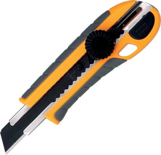 Nóż Segmentowy 18Mm Kds Grip Fit Twist Lock G Yellow (3X Czarne Ostrze 0.6Mm) KDS