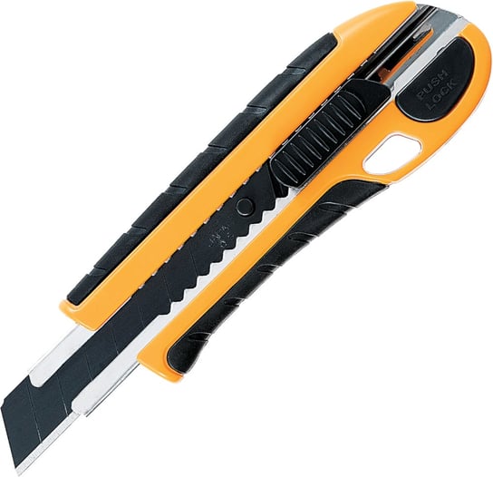 Nóż Segmentowy 18Mm Kds Gripfit Autolock L Yellow (3X Czarne Ostrze) KDS