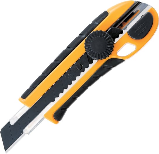 Nóż Segmentowy 18Mm Kds Gripfit Twistlock L Yellow (3X Czarne Ostrze) KDS