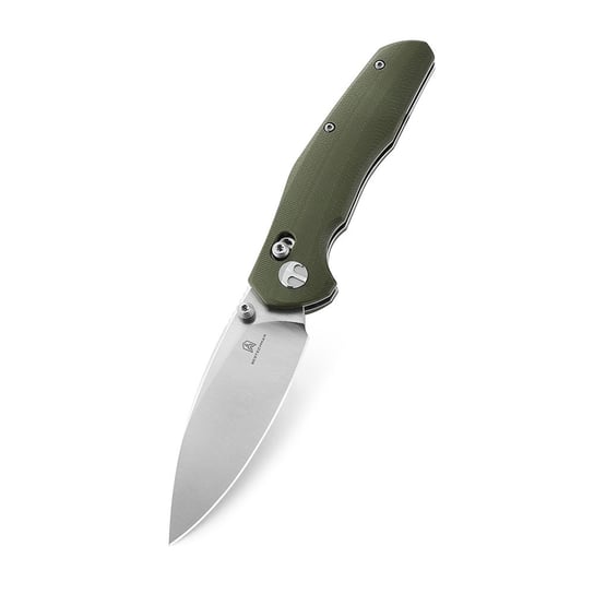 Nóż składany Bestechman Ronan Bar Lock Satin 14C28N OD Green G10 BMK02B Bestech Knives