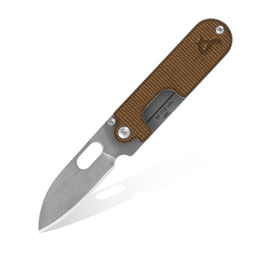 Nóż składany Black FOX Bean Gen2 BF-719 MIN Natural Micarta by Serge Panchenko FOX Knives