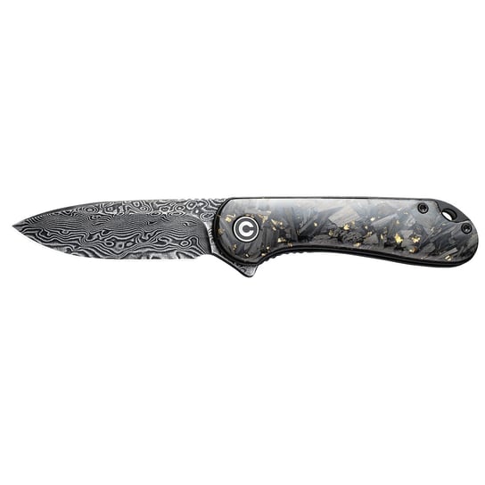 Nóż Składany Civivi Elementum C907C-Ds1 Shredded Carbon Fiber / Golden  Black Civivi Knife by WE Knife