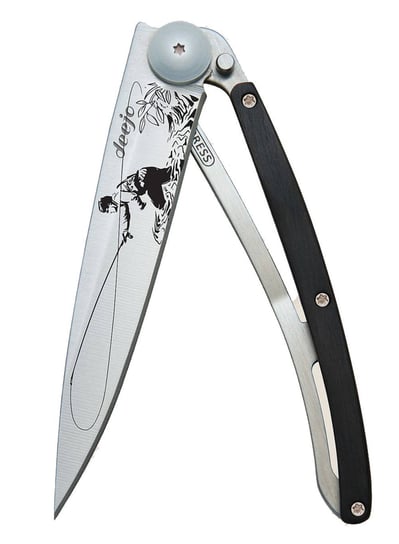 Nóż składany Deejo Pocket Knife Ebony Wood - fly fishing Inny producent