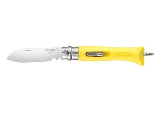 Nóż Składany Opinel No 09 DIY z narzędziami Yellow Opinel