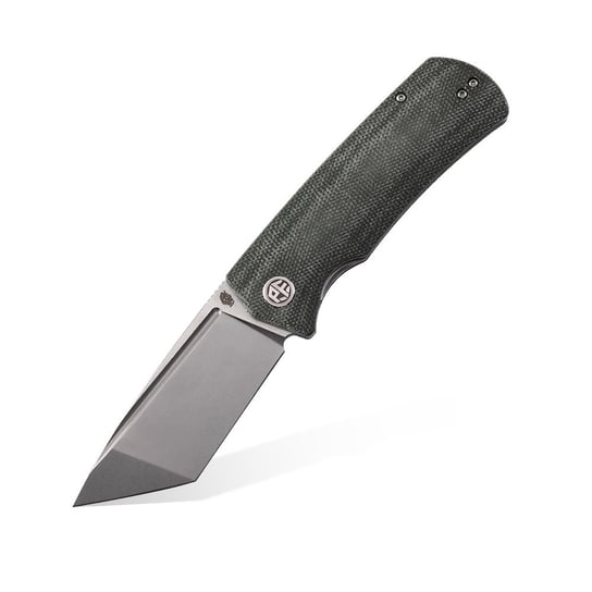 Nóż składany Petrified Fish Beluga Tanto PF-P01T GRMW Green Micarta Inna marka