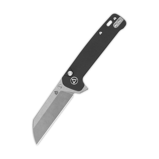 Nóż składany QSP Knife Penguin QS130BL-A1 Button Lock Stonewashed 14C28N Black G10 Inna marka