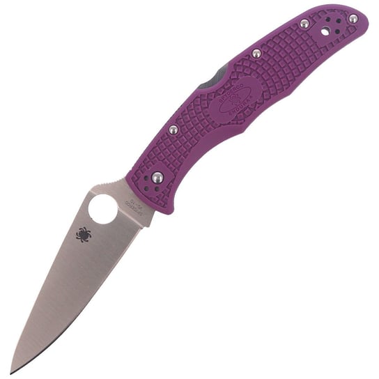 Nóż Spyderco Endura 4 FRN Purple Flat Ground Plain (C10FPPR) Spyderco