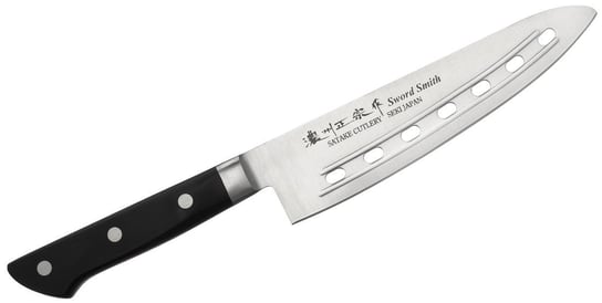 Nóż szefa kuchni SATAKE Satoru Air Holes, czarny, 18 cm Satake