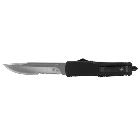 Nóż Templar Knife Large Black Rubber Dagger Serrated Silver Inna producent