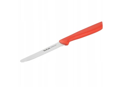 Nóż uniwersalny ze stali nierdzewnej piłkowany TEFAL ColorFood 10 cm pomarańczowy Tefal