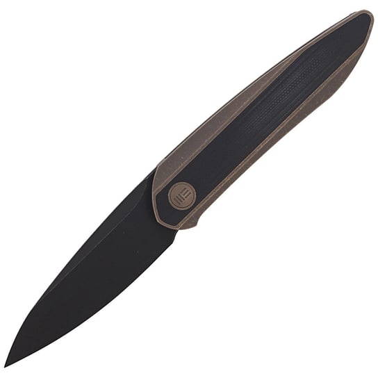 Nóż WE Knife Black Void Opus Bronze Titanium / Black G10, Black Stonewashed CPM 20CV by Justin Lundquist (2010C) WE Knife
