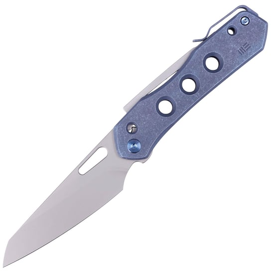 Nóż WE Knife Vision R Blue Titanium, Silver Bead Blasted CPM 20CV by Snecx Tan (WE21031-3) WE Knife