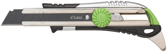 Nóż z odłamywanym ostrzem i hakiem do wykładzin 18mm Luna Luna