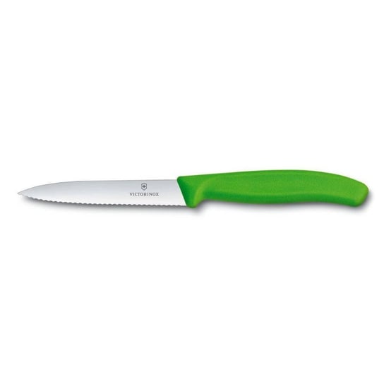 Nóż ząbkowany do krojenia 10 cm Swiss Classic Victorinox - zielony Victorinox