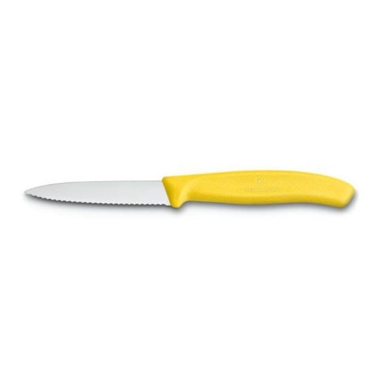 Nóż ząbkowany do krojenia 8 cm Swiss Classic Victorinox - żółty Victorinox