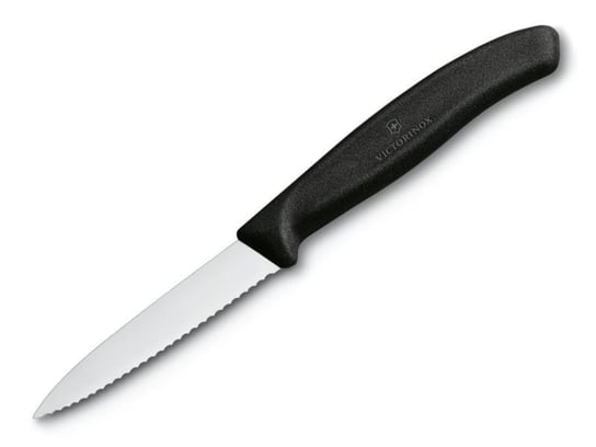 Nóż ząbkowany VICTORINOX, czarny, 8 cm Victorinox