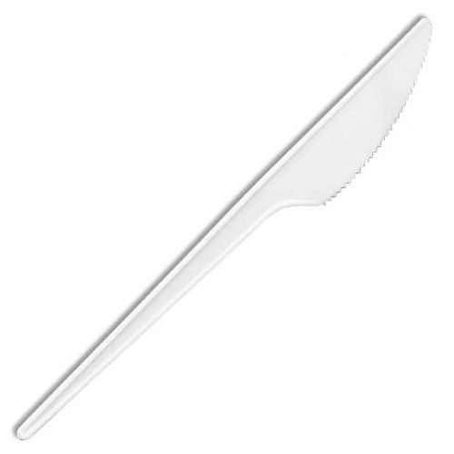 Noże plastikowe do obiadu Jednorazowe 100 szt Inna marka