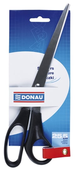 Nożyczki biurowe, czarne, 25,5 cm Donau