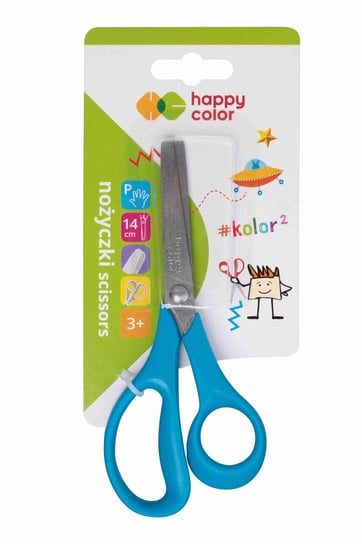 Nożyczki Dla Dzieci 14 Cm Blister Happy Color Happy Color