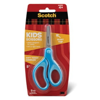 Nożyczki dla dzieci Scotch™, od 4 lat, zaokrąglone ostrze, ergonomiczne, 12cm Scotch