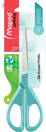 Nożyczki ekologiczne, Essentials Green Pastel, 17 cm Maped