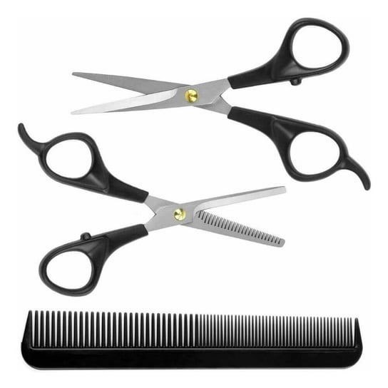 Nożyczki fryzjerskie degażówki + grzebień do włosów Inna marka