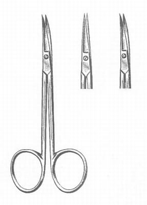 Nożyczki operacyjne typ Cuticle 9 cm, Wyrób medyczny Inna marka