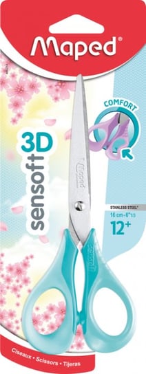 Nożyczki, Sensoft Pastel, 16 cm, mix kolorów Maped
