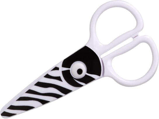 Nożyczki Strigo plastikowe dla dzieci zwierzątka biały Strigo