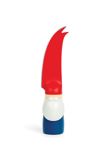Nożyk do sera Bert, czerwono-niebieski, 15,8 cm 