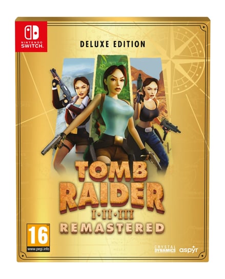 NS: Tomb Raider I-III Remastered Starring Lara Croft: Deluxe Edition Cenega