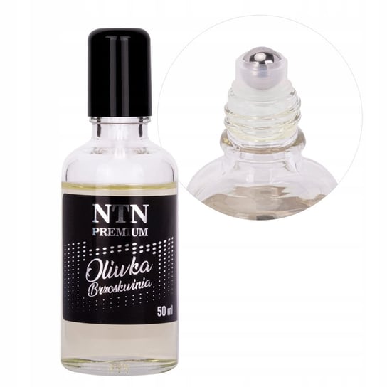NTN Premium, Oliwka regenerująca skórki i paznokcie roller ball z kulką o zapachu brzoskwini, 50ml NTN
