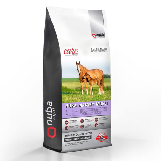 Nuba Mammy Musli 2G - pasza dla klaczy źrebnych i laktujących - worek 20kg Nuba Equi