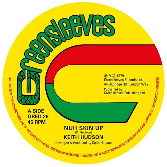 Nuh Skin Up, płyta winylowa Hudson Keith