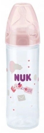 Nuk Butelka 250ml FC+ 6-18m NEW CLASSIC 741625ZR Pink Nuk