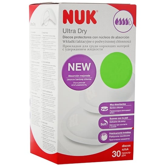 Nuk, Wkładki laktacyjne Ultra Dry, 30 szt. Nuk
