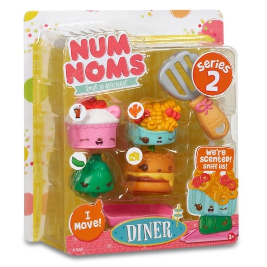 Num Noms Starter Pack, figurki Diner Combo, seria 2 Num Noms
