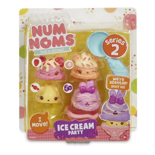 Num Noms Starter Pack, figurki Ice Cream Party, seria 2 Num Noms