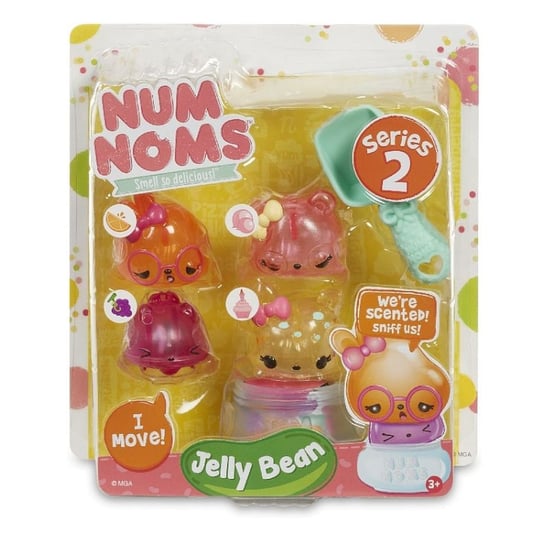 Num Noms Starter Pack, figurki Jelly Bean Sampler, seria 2 Num Noms