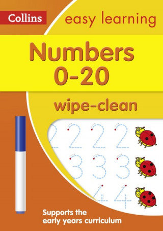 Numbers 0-20 Age 3-5 Wipe Clean Activity Book Collins Easy Learning