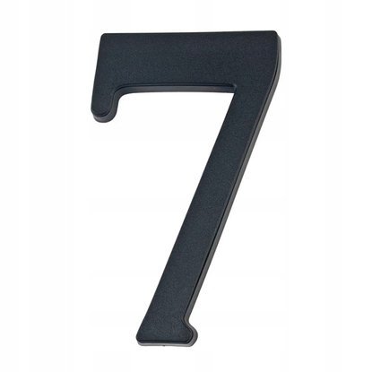 Numer na dom cyfra 7 czarna 19 cm LOB